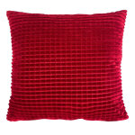 Housse de coussin en polyester dolce - rouge brique