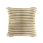 Housse de coussin polyester tendresse - �cru