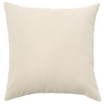Housse de coussin �cru uni - toile d'ext�rieur
