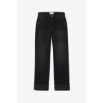 Jeans 400 / 28 regular loose bonnie taille haute noir n�1 en coton fern