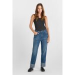 Jeans 400 / 60 girlfriend taille haute, longueur 34 bleu en coton anna Jeans 400 / 60 girlfriend taille haute, longueur 34 bleu en coton anna