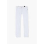 Jeans ajust stretch 700 / 11, longueur 34 blanc cael en coton