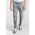 Jeans ajust stretch 700 / 11, longueur 34 gris luke en coton