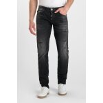 Jeans ajust� stretch 700 / 11, longueur 34 noir xander en coton