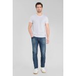 Jeans ajust stretch 700 / 11, bleu ward en coton