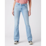 Jean bootcut femme bleu clair en coton Jean bootcut femme bleu clair en coton