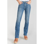 Jeans bootcut power bootcut, longueur 34 bleu en coton mina