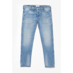 Jeans boyfit 200 / 43, longueur 34 bleu en coton jade