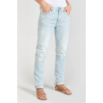 Jeans boyfit 200 / 43, 7 / 8me bleu en coton pia