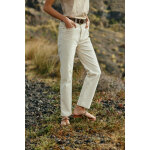 Jean brieg b - beige en coton