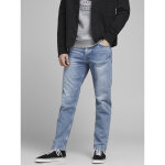 Jean  coupe ample relaxed fit bleu en coton felix