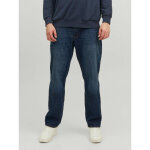 Jean coupe confort tapered fit bleu en coton luka