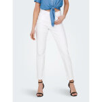 Jean coupe droite blanc en coton alia Jean coupe droite blanc en coton alia