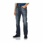 Jean coupe droite denim effet usé homme bruno banani longueur 34 - multicolore en coton Jean coupe droite denim effet usé homme bruno banani longueur 34 - multicolore en coton