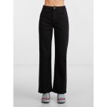 Jean  coupe large holly noir en coton kara