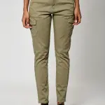 Jeans dera en coton kaki