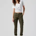Jeans dera kaki en coton