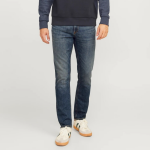 Jeans droit bleu denim noor en coton