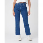 Jean femme bleu en coton