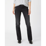 Jean femme bootcut gris fonc en coton