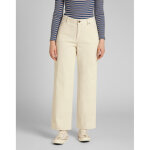 Jean femme wide leg long cru en coton