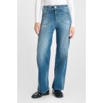 Jeans flare, trs vas pulp wide leg taille haute 7 / 8me, longueur 34 bleu nell