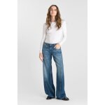 Jeans flare, très évasé wide leg , longueur 34 bleu hana Jeans flare, très évasé wide leg , longueur 34 bleu hana