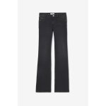 Jeans flare four taille haute noir n1 en coton lane