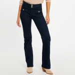 Jean flare morgan bleu denim en coton