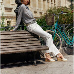 Jean flare sonny e - cru en coton