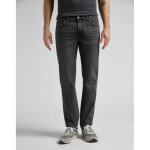 Jean homme daren zip fly - noir dlav en coton