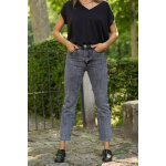 Jean large marc noir en coton