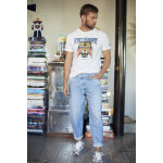 Jeans loose, large 1998, 7 / 8ème bleu en coton amos Jeans loose, large 1998, 7 / 8ème bleu en coton amos