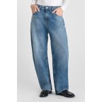 Jeans loose, large balloon taille haute, longueur 34 bleu zola Jeans loose, large balloon taille haute, longueur 34 bleu zola