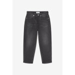 Jeans fille, loose, large cosa - noir en coton