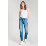 Jeans mom 400 / 17, 7 / 8ème bleu en coton kaye Jeans mom 400 / 17, 7 / 8ème bleu en coton kaye