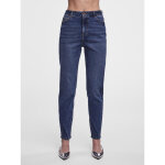 Jean mom braguette zippée bleu en coton cate Jean mom braguette zippée bleu en coton cate