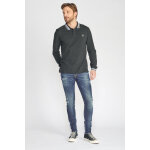 Jeans power skinny 7 / 8me destroy bleu n1 en coton