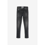 Jeans power skinny fille taille haute, longueur 34 en coton Jeans power skinny fille taille haute, longueur 34 en coton