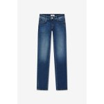Jeans push - up regular, droit pulp, longueur 34 bleu lucy en coton