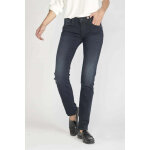 Jeans push - up regular, droit pulp, longueur 34 bleu vox