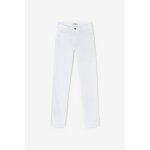 Jeans push - up regular, droit taille haute pulp, longueur 34 blanc