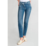 Jeans push - up regular, droit taille haute pulp, 7 / 8me bleu esme
