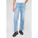 Jeans push - up regular, droit taille haute pulp, 7 / 8me bleu lana