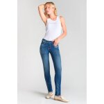 Jeans push - up slim pulp, longueur 34 bleu ruth