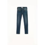 Jeans push - up slim pulp, 7 / 8me bleu elle