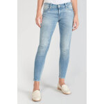 Jeans push - up slim pulp, 7 / 8ème bleu en coton rhea Jeans push - up slim pulp, 7 / 8ème bleu en coton rhea