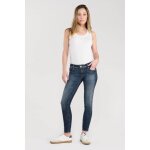 Jeans push - up slim pulp, 7 / 8me bleu gia en coton