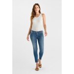 Jeans push - up slim pulp, 7 / 8�me bleu maya