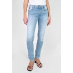 Jeans push - up slim taille haute pulp, longueur 34 bleu en coton daisy Jeans push - up slim taille haute pulp, longueur 34 bleu en coton daisy